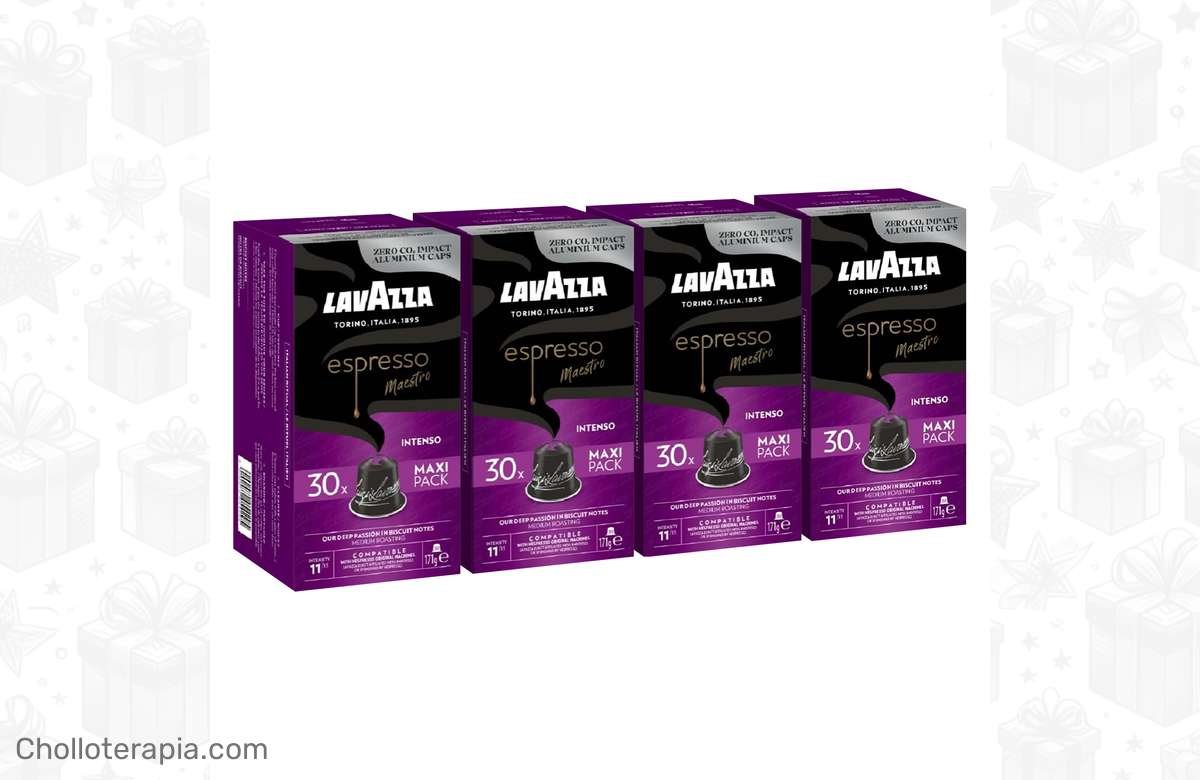 Increíble oferta Café Lavazza Espresso Maestro Intenso compatible