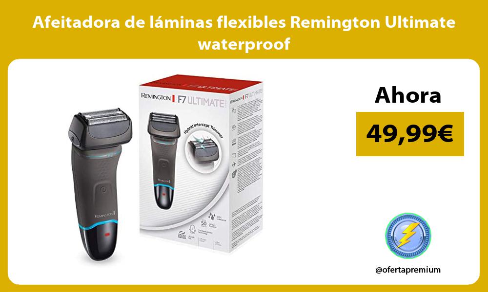 Afeitadora de láminas flexibles Remington Ultimate waterproof