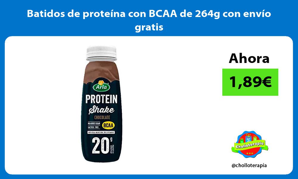 Batidos de proteína con BCAA de 264g con envío gratis