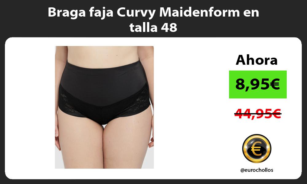 Braga faja Curvy Maidenform en talla 48
