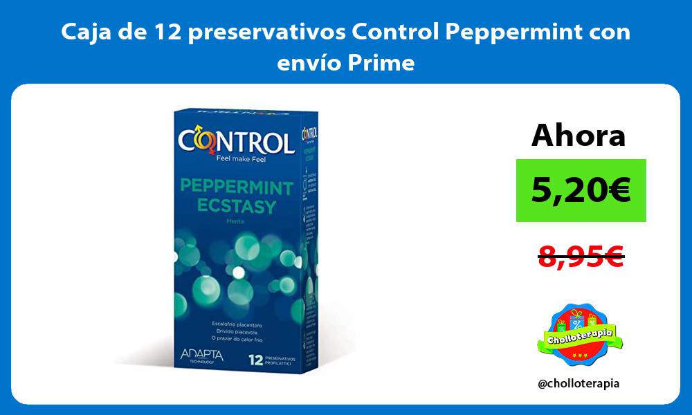 Caja de 12 preservativos Control Peppermint con envío Prime
