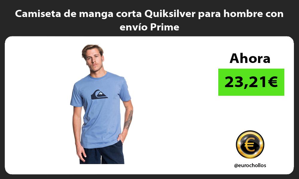 Camiseta de manga corta Quiksilver para hombre con envío Prime