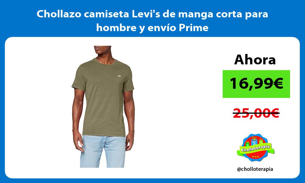 Chollazo camiseta Levis de manga corta para hombre y envío Prime