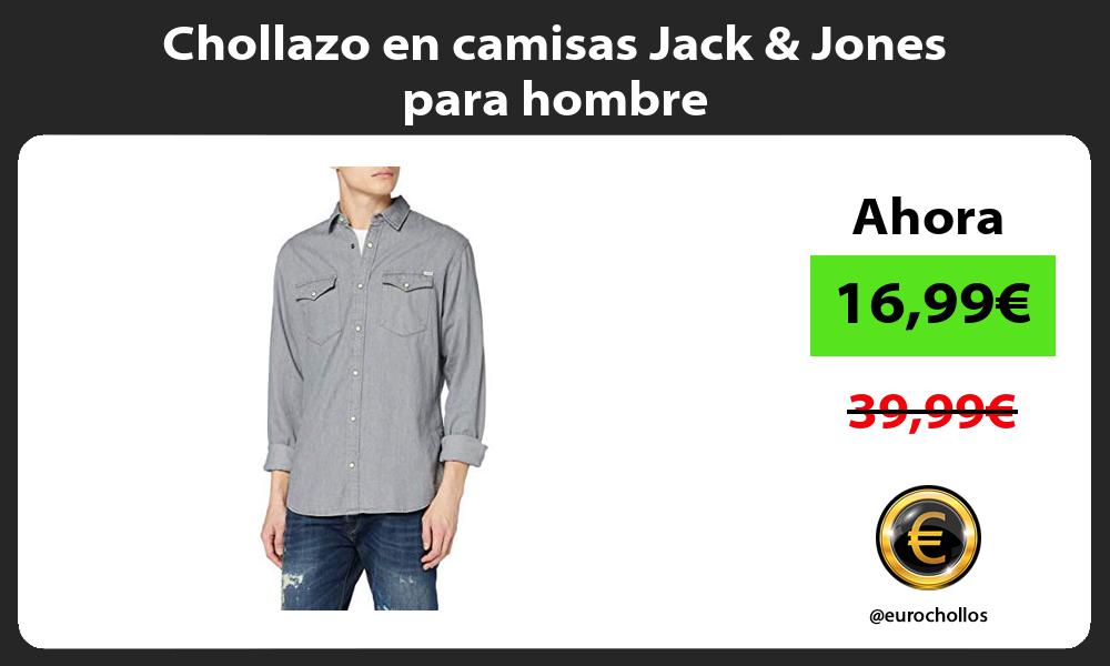 Chollazo en camisas Jack Jones para hombre