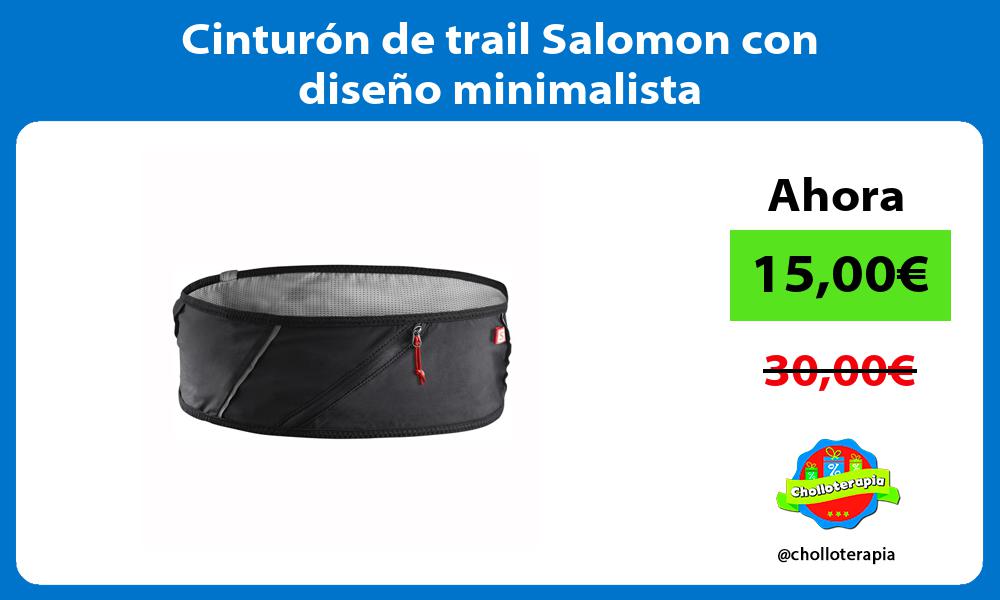 Cinturón de trail Salomon con diseño minimalista