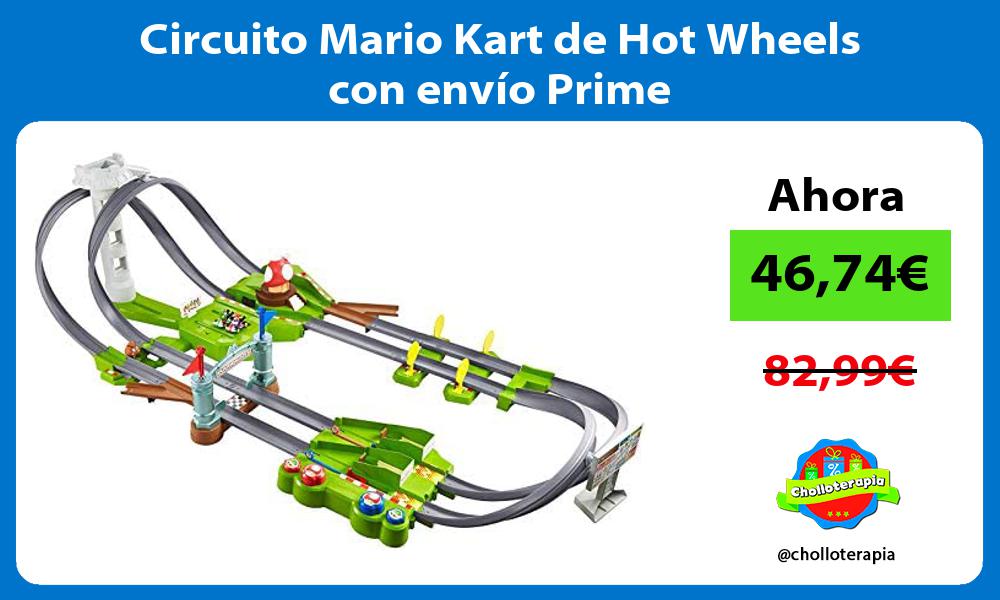 Circuito Mario Kart de Hot Wheels con envío Prime