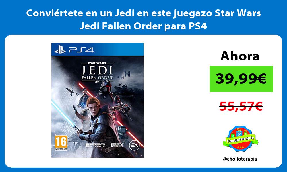Conviértete en un Jedi en este juegazo Star Wars Jedi Fallen Order para PS4