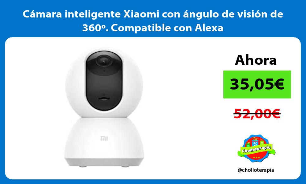 Cámara inteligente Xiaomi con ángulo de visión de 360º Compatible con Alexa