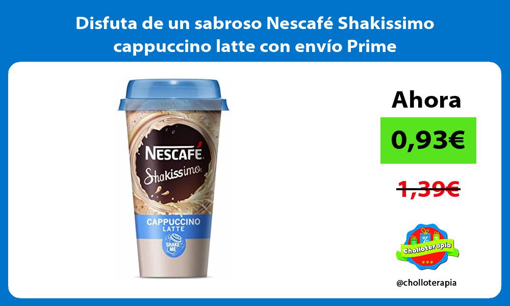 Disfuta de un sabroso Nescafé Shakissimo cappuccino latte con envío Prime
