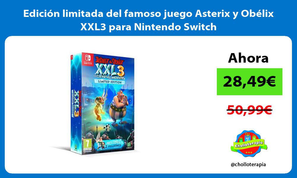 Edición limitada del famoso juego Asterix y Obélix XXL3 para Nintendo Switch
