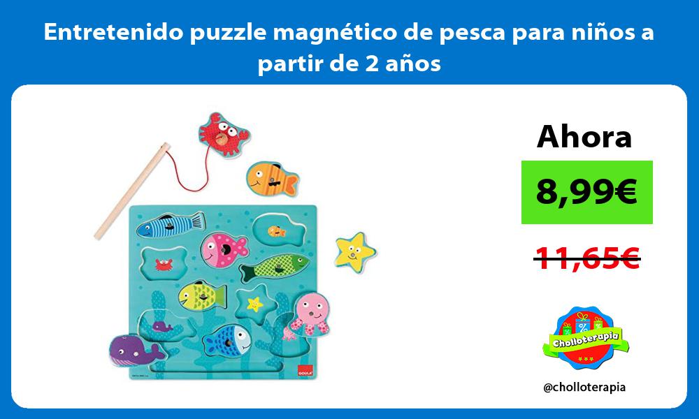Entretenido puzzle magnético de pesca para niños a partir de 2 años