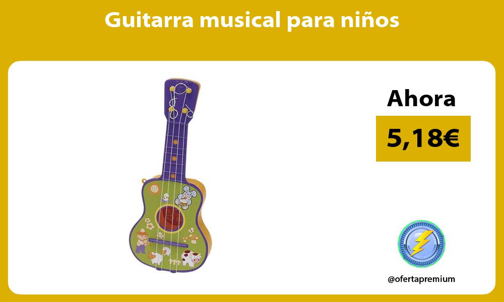 Guitarra musical para niños
