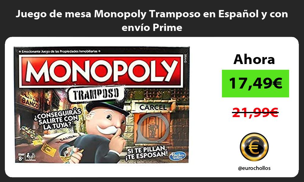 Juego de mesa Monopoly Tramposo en Español y con envío Prime