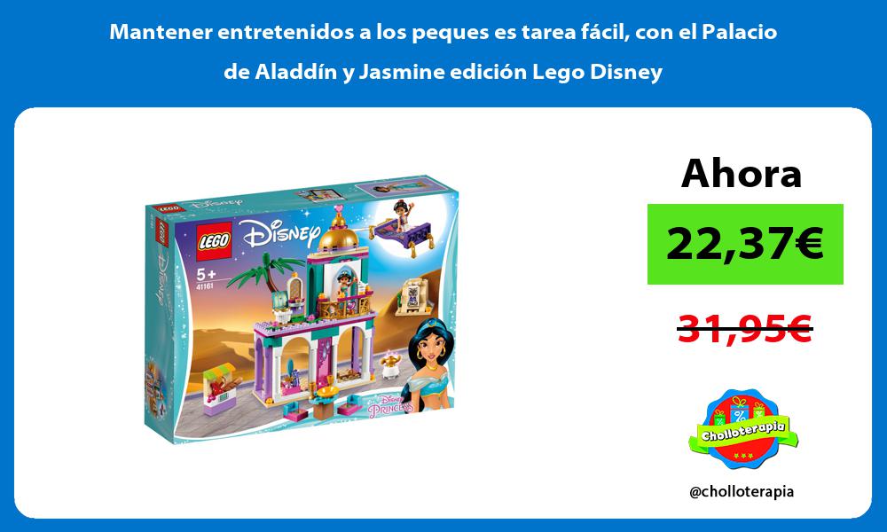 Mantener entretenidos a los peques es tarea fácil con el Palacio de Aladdín y Jasmine edición Lego Disney