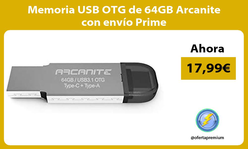 Memoria USB OTG de 64GB Arcanite con envío Prime