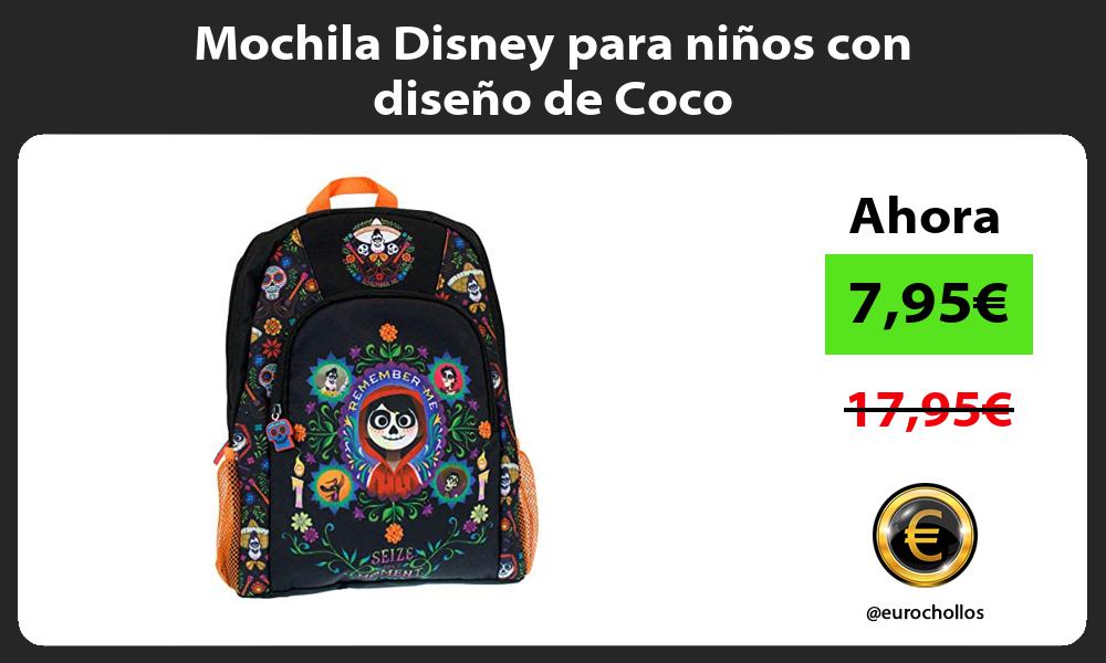 Mochila Disney para niños con diseño de Coco