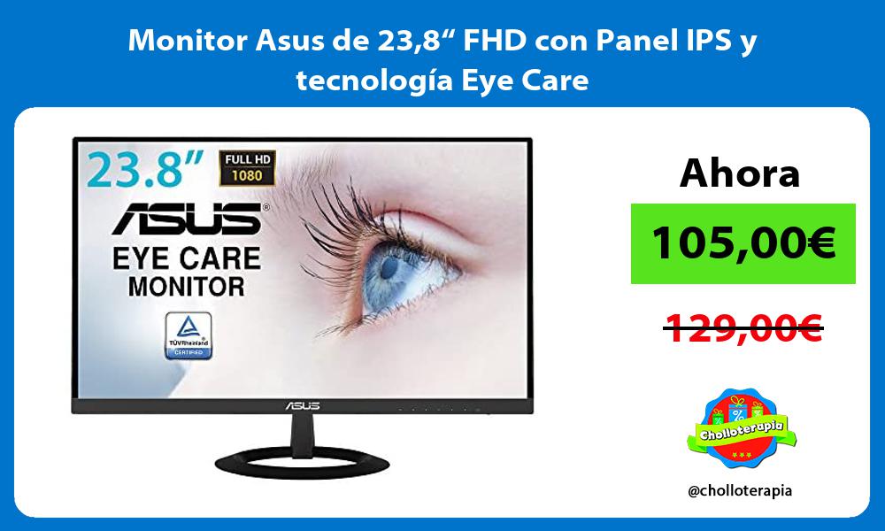 Monitor Asus de 238“ FHD con Panel IPS y tecnología Eye Care
