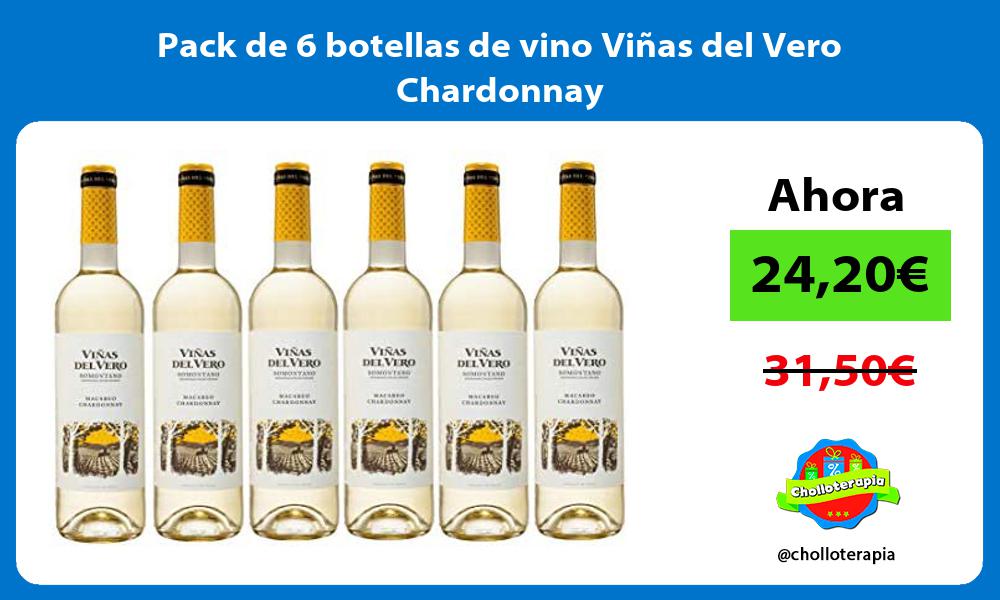 Pack de 6 botellas de vino Viñas del Vero Chardonnay