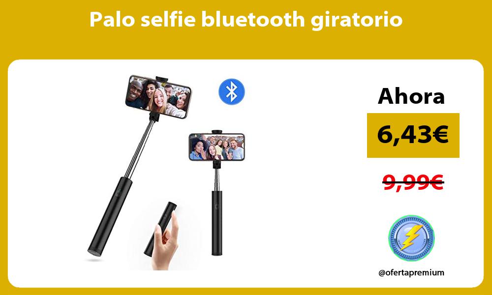 Palo selfie bluetooth giratorio