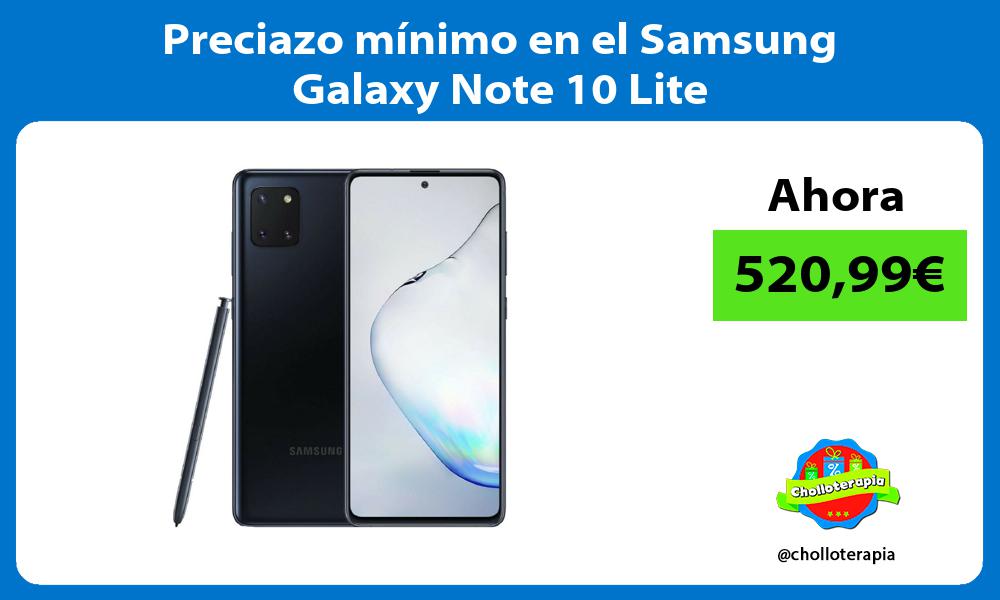 Preciazo mínimo en el Samsung Galaxy Note 10 Lite
