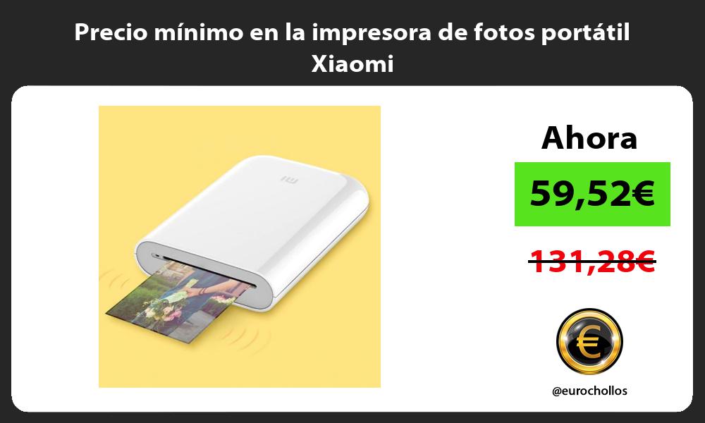 Precio mínimo en la impresora de fotos portátil Xiaomi