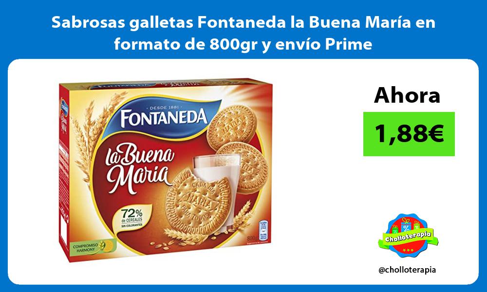 Sabrosas galletas Fontaneda la Buena María en formato de 800gr y envío Prime