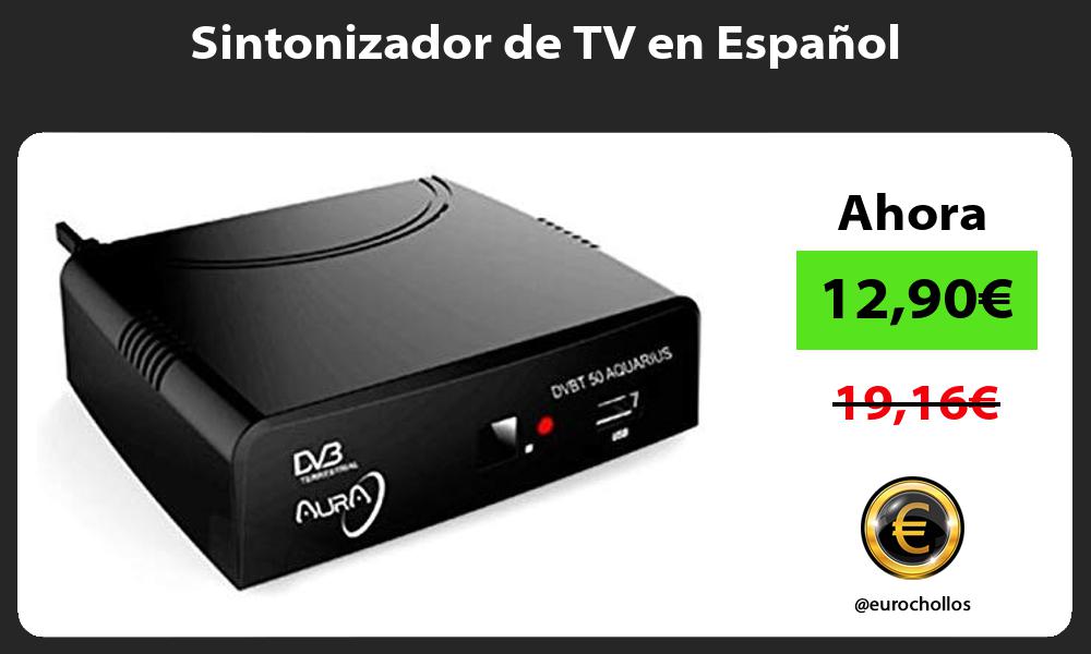 Sintonizador de TV en Español