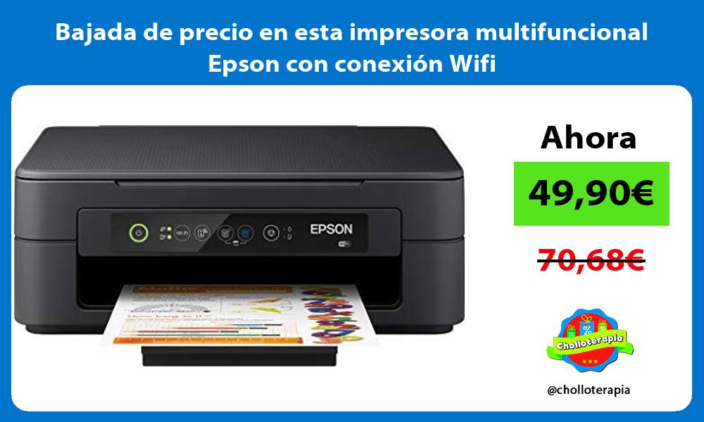 Bajada de precio en esta impresora multifuncional Epson con conexión Wifi