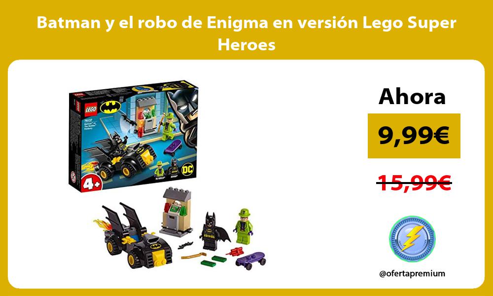 Batman y el robo de Enigma en versión Lego Super Heroes
