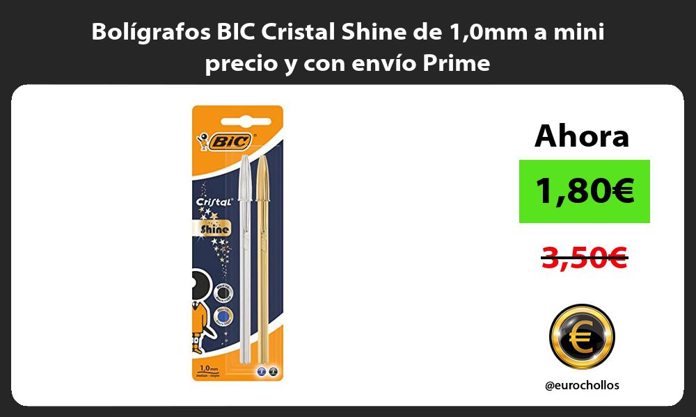 Bolígrafos BIC Cristal Shine de 10mm a mini precio y con envío Prime