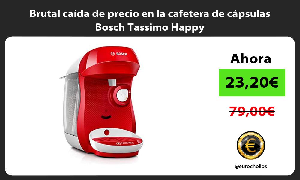 Brutal caída de precio en la cafetera de cápsulas Bosch Tassimo Happy