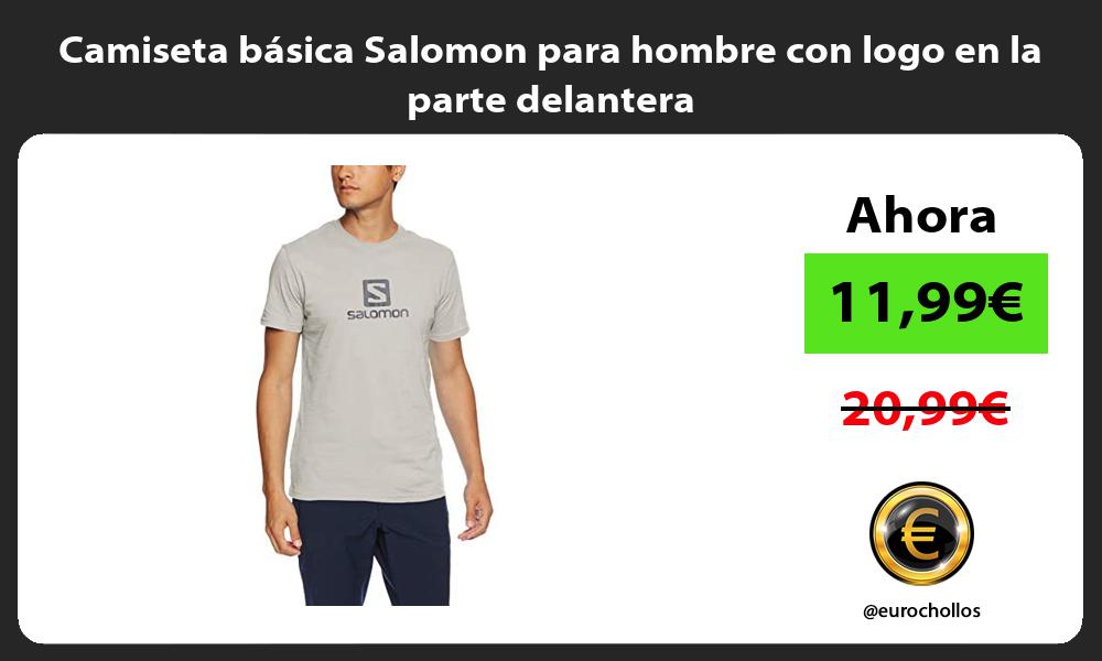 Camiseta básica Salomon para hombre con logo en la parte delantera
