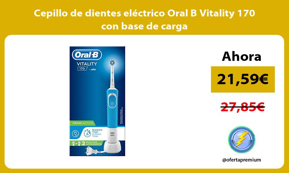 Cepillo de dientes eléctrico Oral B Vitality 170 con base de carga