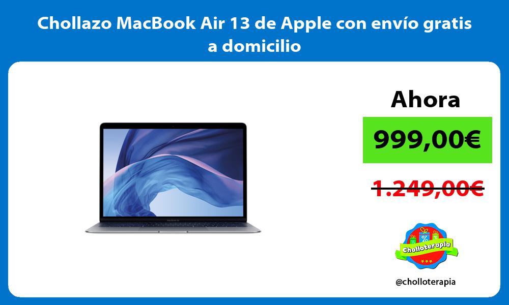Chollazo MacBook Air 13 de Apple con envío gratis a domicilio