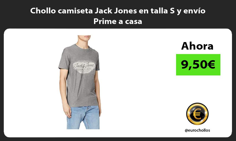 Chollo camiseta Jack Jones en talla S y envío Prime a casa