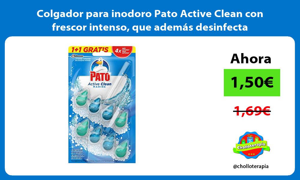 Colgador para inodoro Pato Active Clean con frescor intenso que además desinfecta