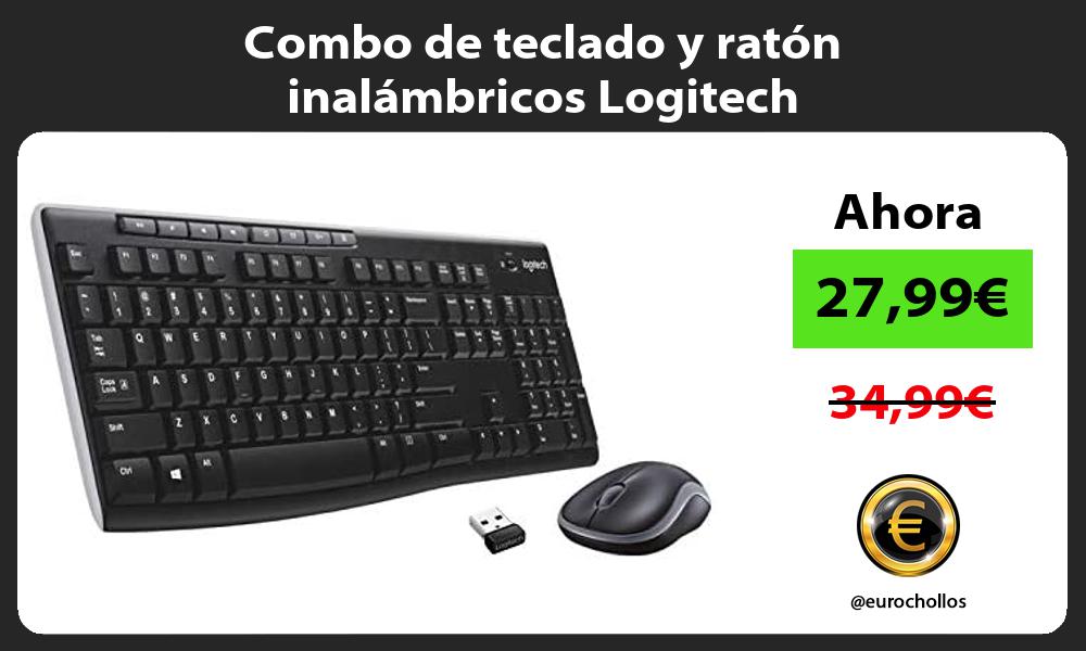 Combo de teclado y ratón inalámbricos Logitech