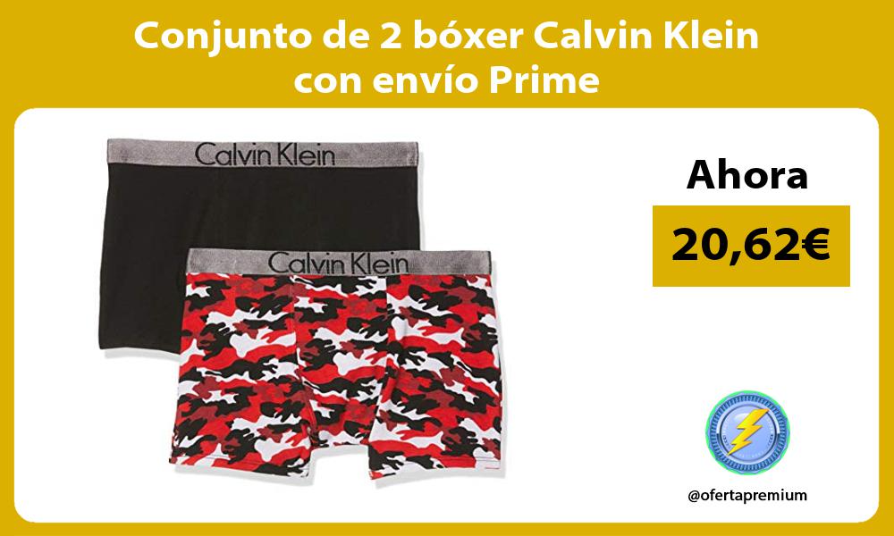 Conjunto de 2 bóxer Calvin Klein con envío Prime