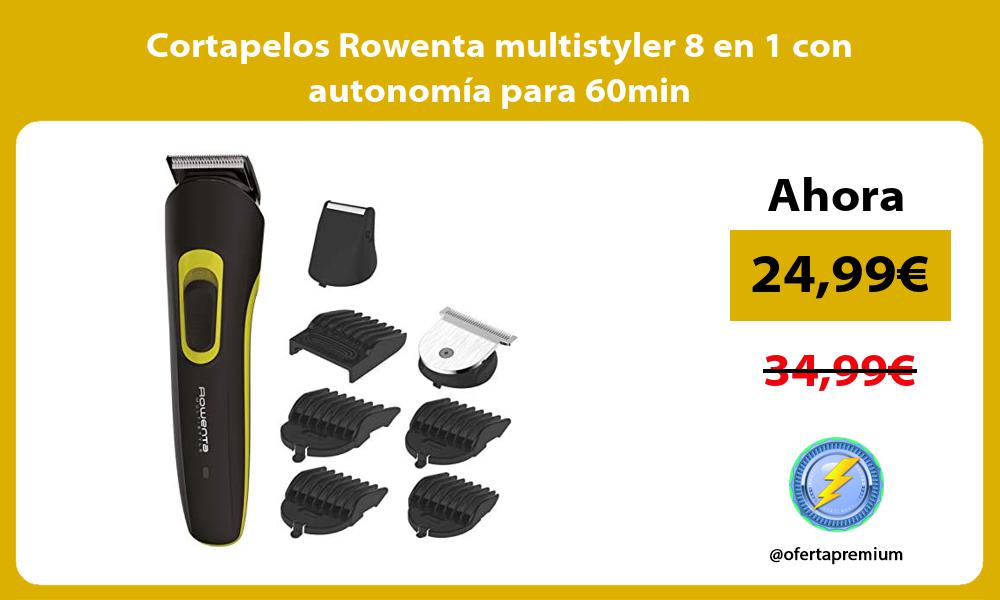 Cortapelos Rowenta multistyler 8 en 1 con autonomía para 60min