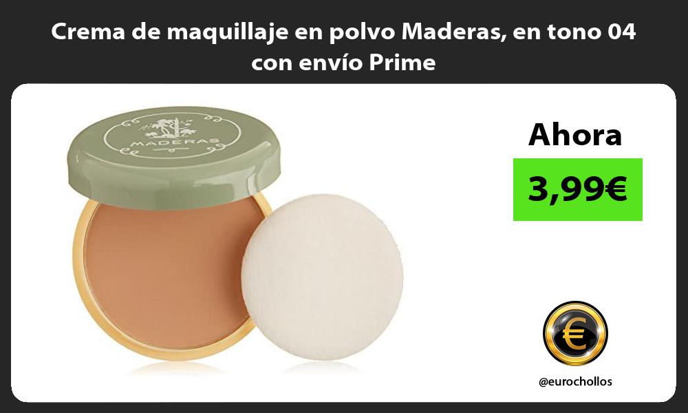 Crema de maquillaje en polvo Maderas en tono 04 con envío Prime
