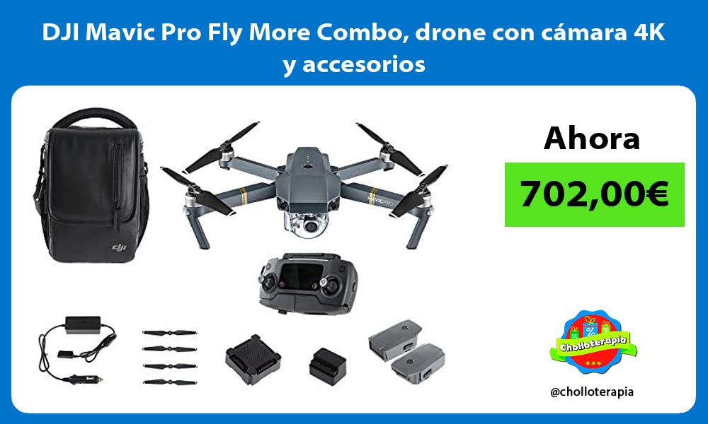 DJI Mavic Pro Fly More Combo drone con cámara 4K y accesorios