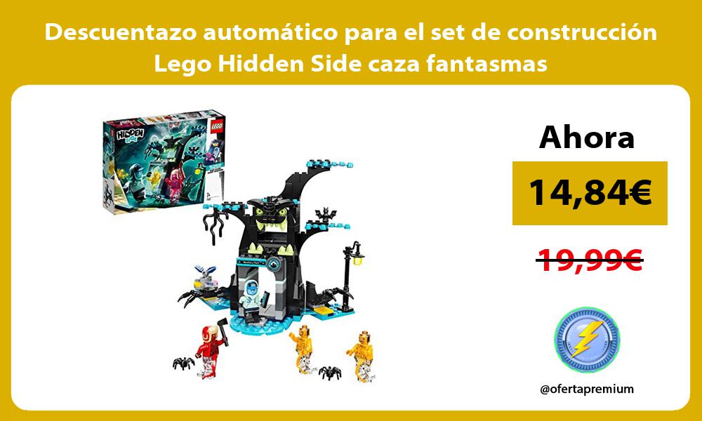 Descuentazo automático para el set de construcción Lego Hidden Side caza fantasmas