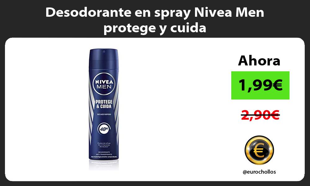 Desodorante en spray Nivea Men protege y cuida