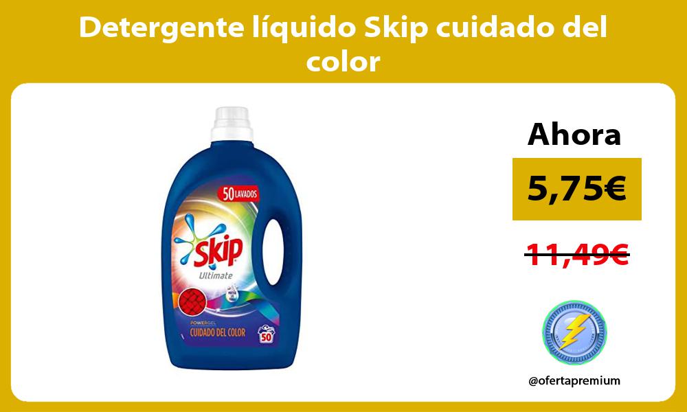 Detergente líquido Skip cuidado del color