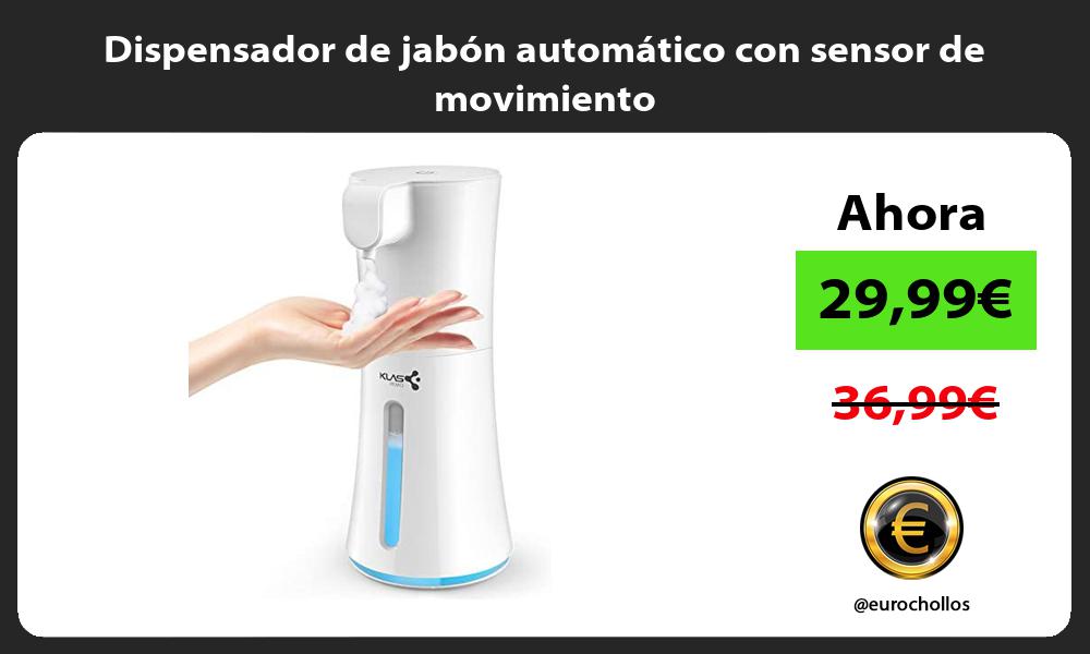 Dispensador de jabón automático con sensor de movimiento