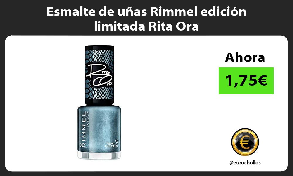 Esmalte de uñas Rimmel edición limitada Rita Ora