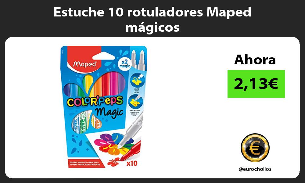 Estuche 10 rotuladores Maped mágicos