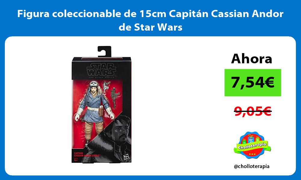 Figura coleccionable de 15cm Capitán Cassian Andor de Star Wars