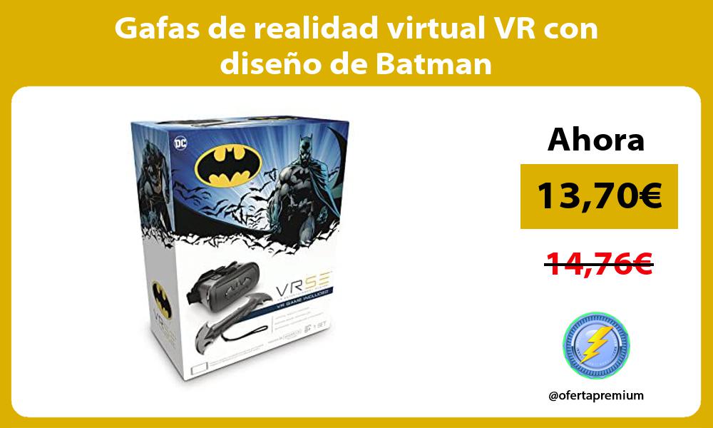 Gafas de realidad virtual VR con diseño de Batman