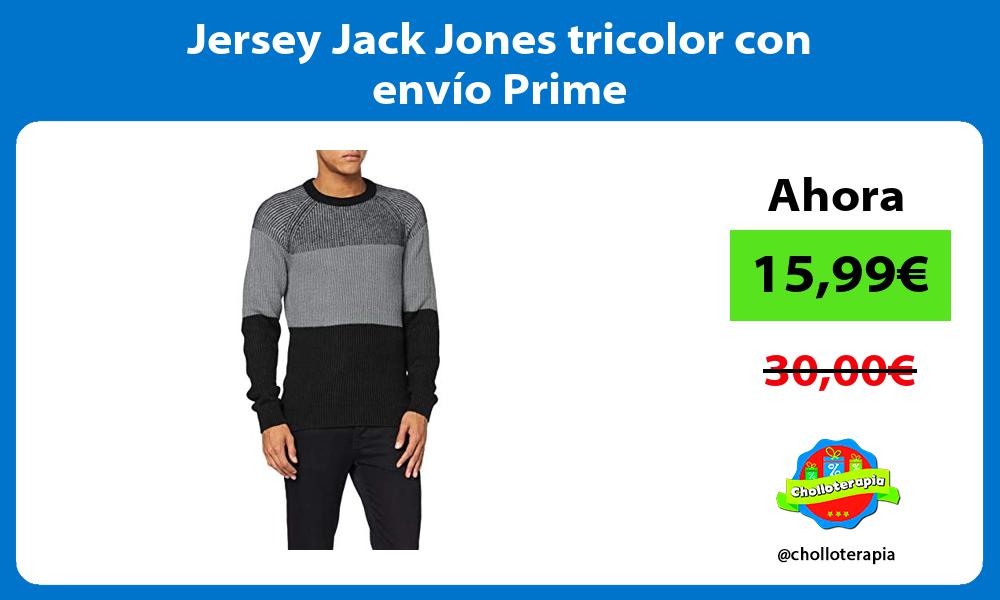 Jersey Jack Jones tricolor con envío Prime